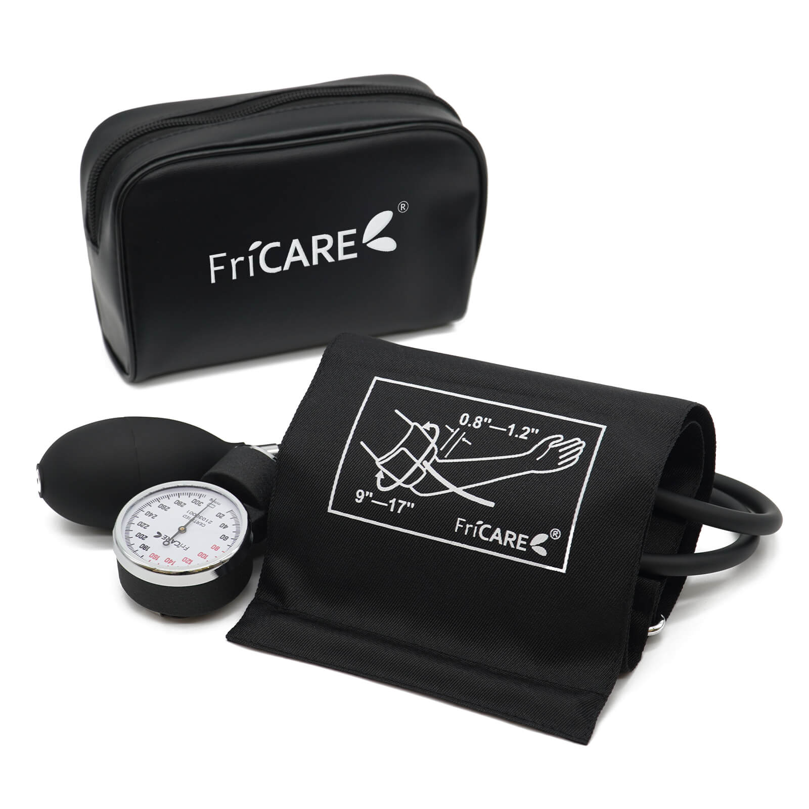 Clairre Professional Sphygmomanometer Manual Blood Pressure Cuff and  Stethoscope