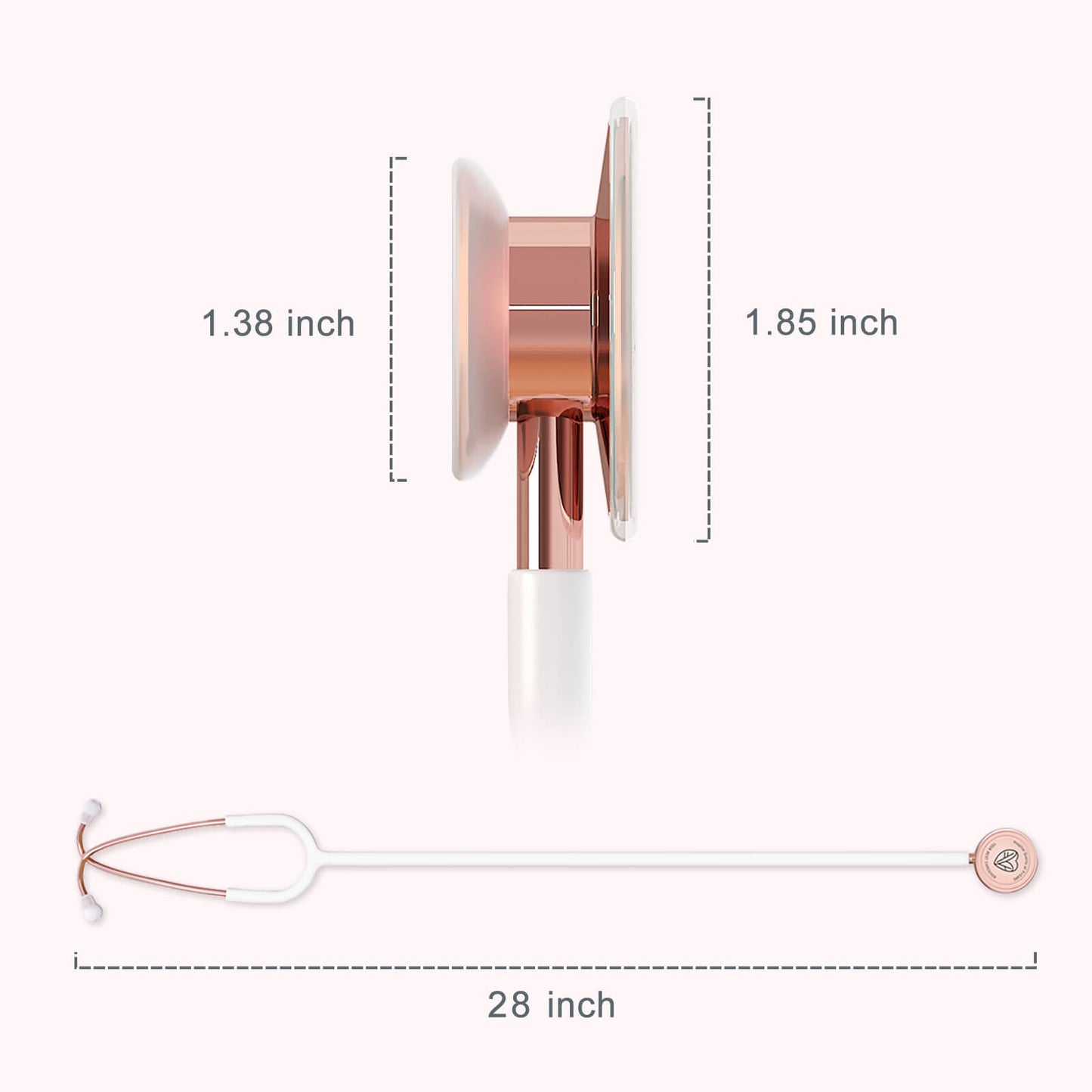 FriCARE Rose Gold Stethoscope: A Symphony for Your Ears